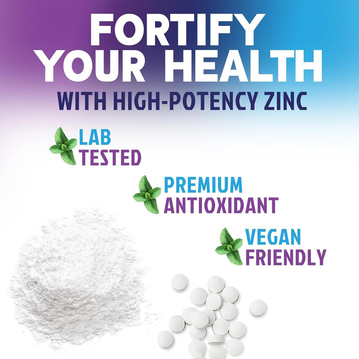 Zinc Supplement 40mg - Immune Support for Women & Men - High Potency Antioxidant, Chelated for Superior Absorption, Dietary Supplement Vitamin for Immune Health Support - 120 Tablets