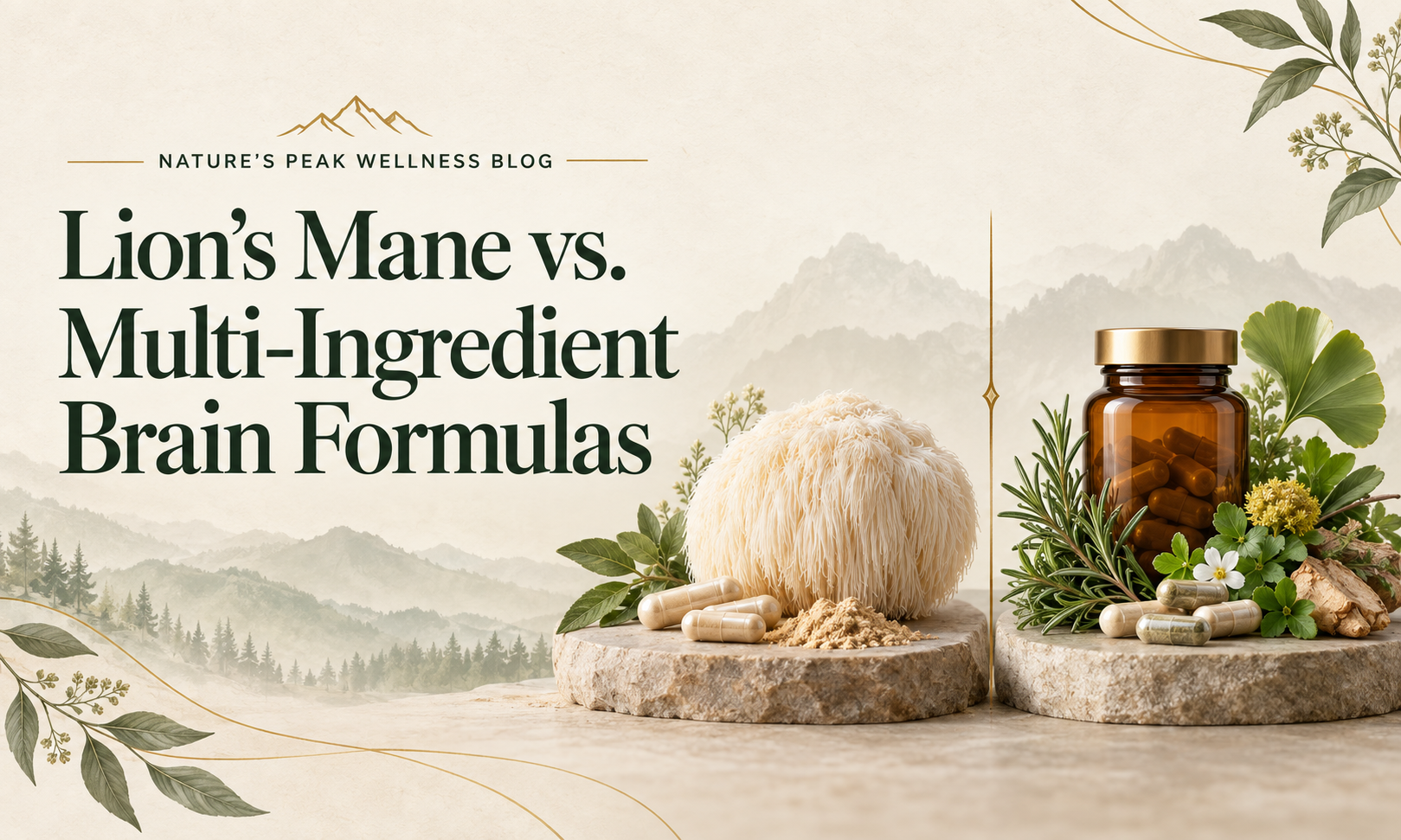 Lion’s Mane vs. Multi-Ingredient Brain Supplements: What Is the Difference?