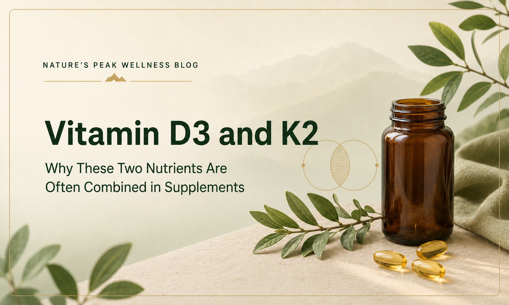 Vitamin D3 and K2: Why These Two Nutrients Are Often Combined in Supplements