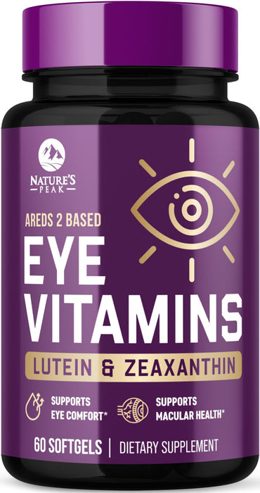 Eye Vitamins with Lutein & Zeaxanthin – 60 Count