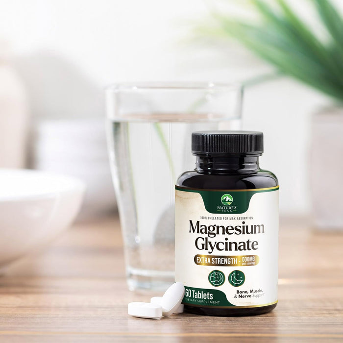 Magnesium Glycinate 500 mg – 60 Count