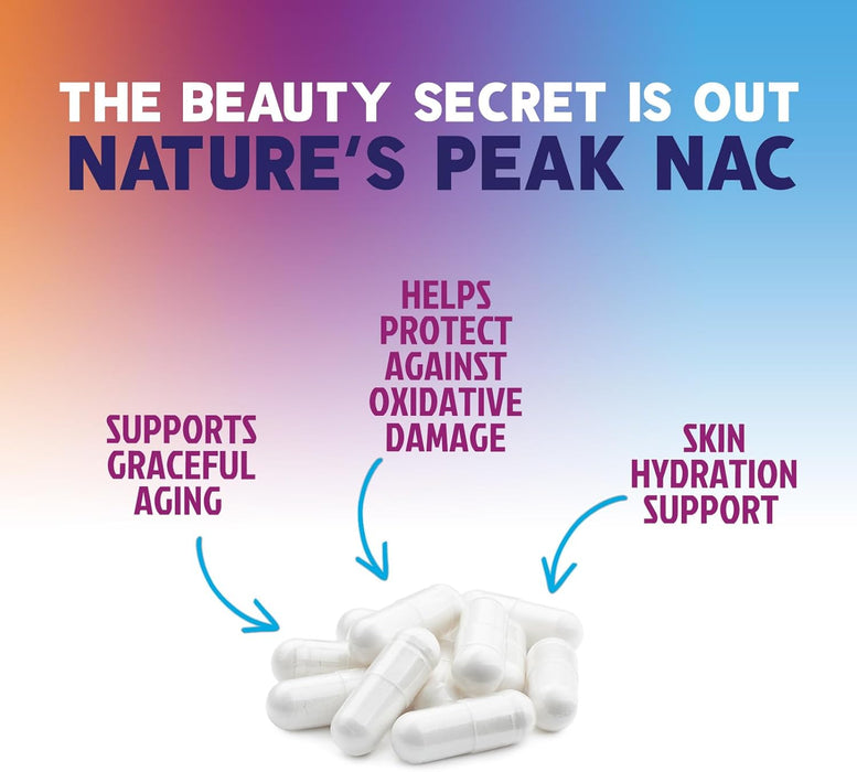 NAC Supplement N-Acetyl Cysteine 1200 mg - Supports Lung & Liver Health - Immune Support with Powerful Antioxidants to Fight Free Radicals - Easy to Absorb, Gluten Free, Non-GMO