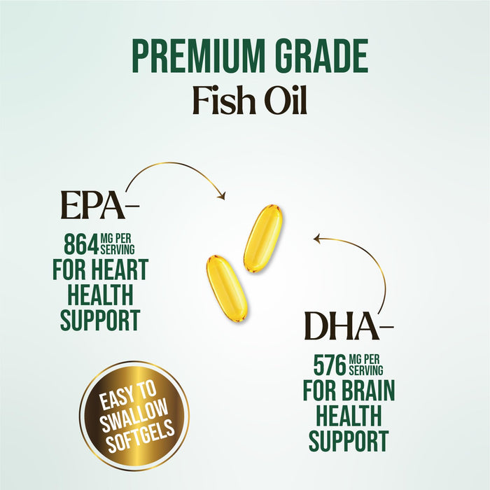 Omega-3 Fish Oil – 2400mg – 120 Count