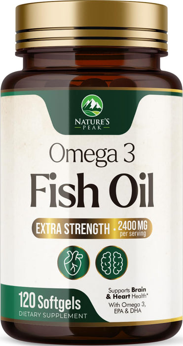 Omega-3 Fish Oil – 2400mg – 120 Count