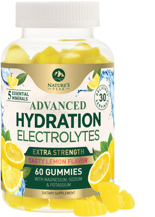 Hydration Electrolyte Gummies – 60 Gummies