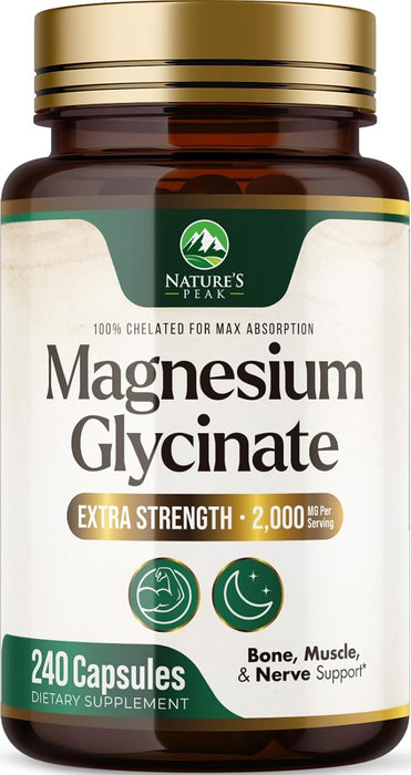 Magnesium Glycinate 500mg – 240 Tablets