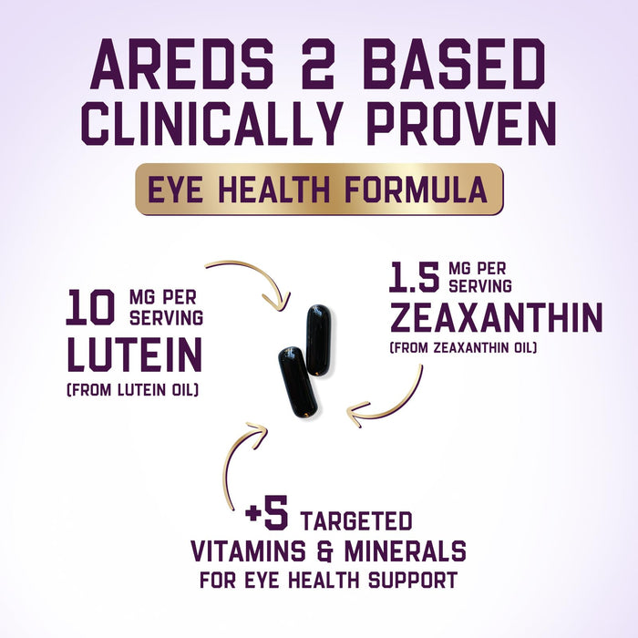 Eye Vitamins with Lutein & Zeaxanthin – 60 Count