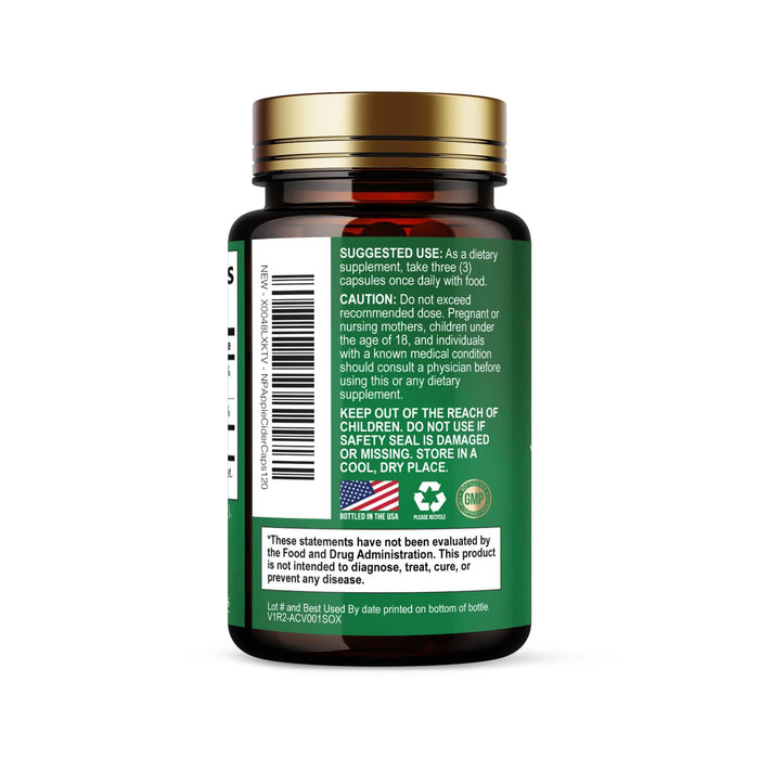 Apple Cider Vinegar Capsules – 120 Count