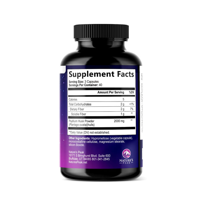 Psyllium Fiber 1500mg – 120 Count