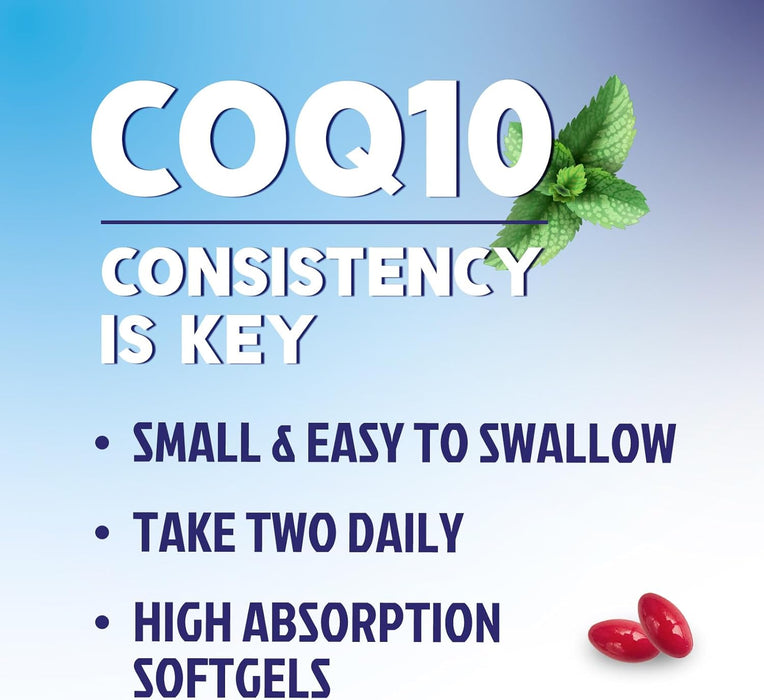 CoQ10 200mg - Ultra High Absorption Co Q 10 Softgel Supplement With Black Pepper, Energy & Heart Health Support Antioxidant - Coenzyme Q10 (Ubiquinone) for Women & Men, Bottled in USA - 120 Softgels