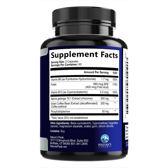 Brain & Focus Nootropic Formula – 120 Count