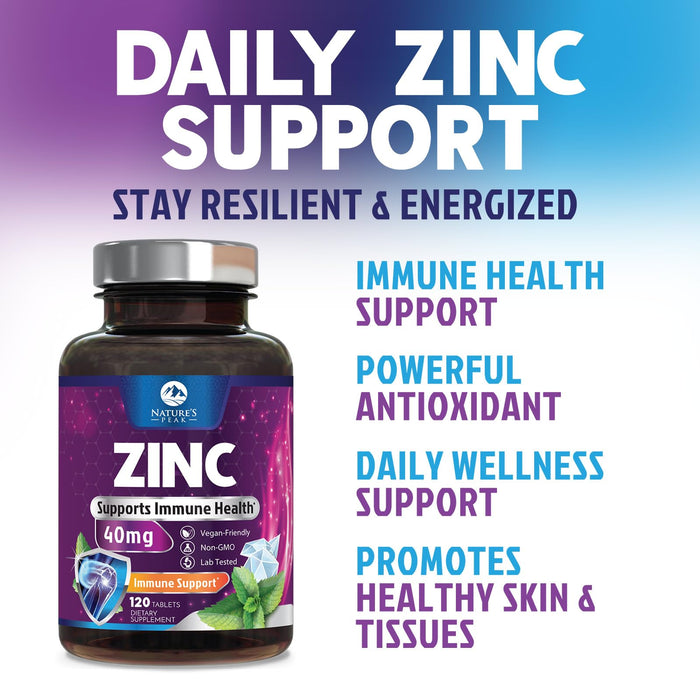 Zinc 40mg – 120 Tablets