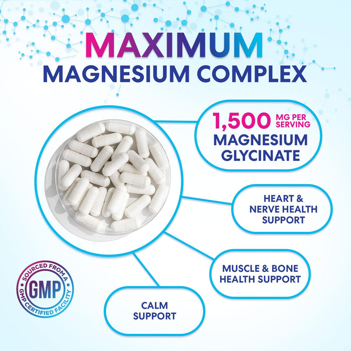 Magnesium Glycinate 250mg – 60 Count