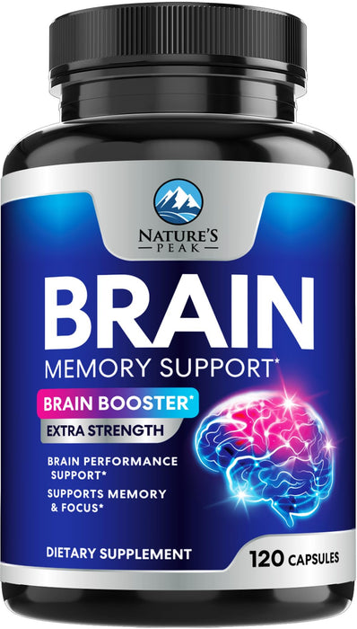 Brain & Focus Nootropic Formula – 120 Count