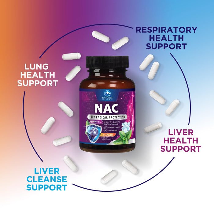 N-Acetyl Cysteine (NAC) 1200 mg - 60 Capsules
