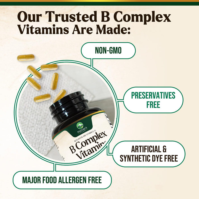 B Complex Vitamin 1000mcg – 60 Capsules