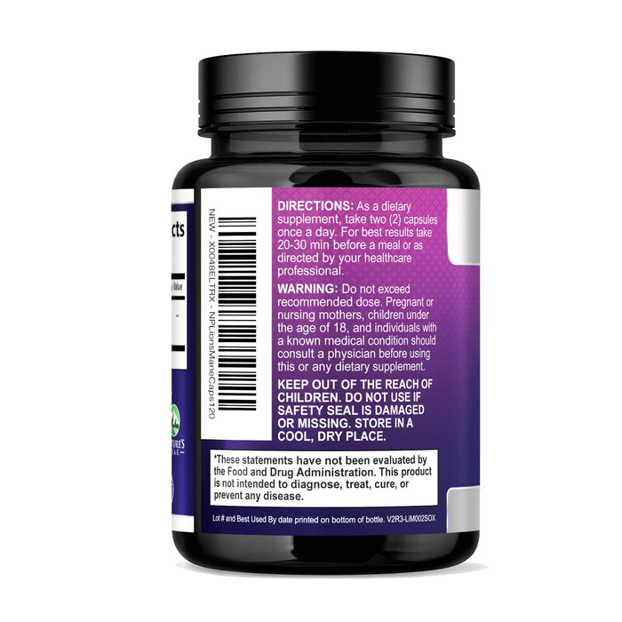 Lions Mane Supplement Mushroom Capsules 10,000mg, Lions Mane Mushroom Supplement Capsules for Memory and Focus Support, Brain, Immune Health Support, Non-GMO Lionâ€™s Mane Powder Extract - 120 Count