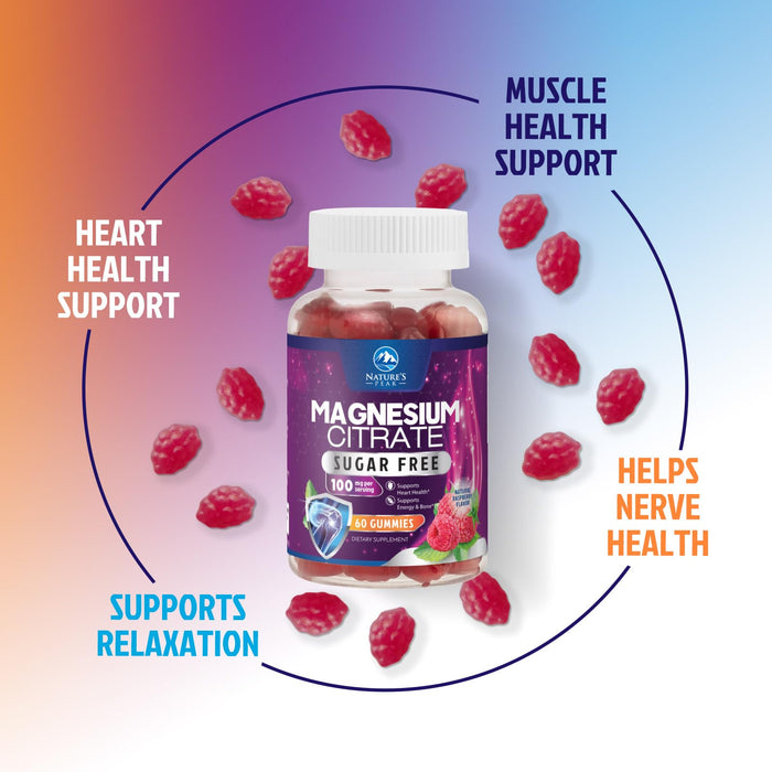 Magnesium Citrate Gummies Sugar-Free - 60 Gummies