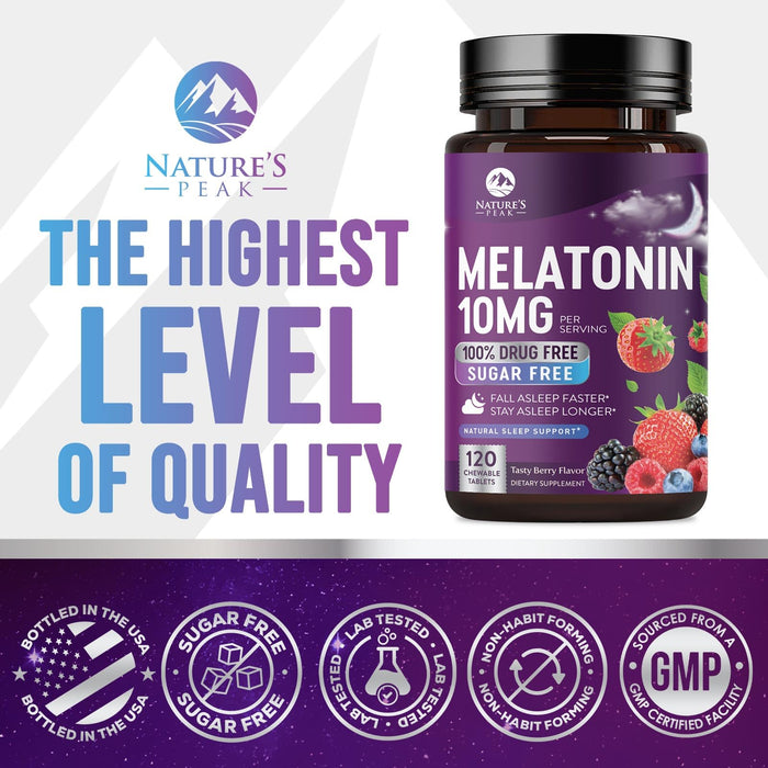 Melatonin 10mg – 120 Count