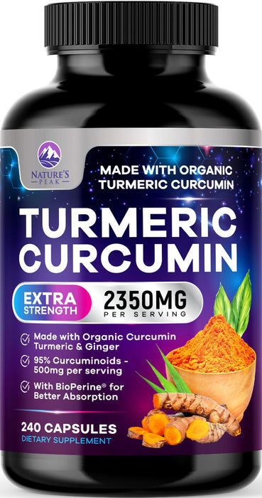 Turmeric Curcumin 2350mg – 240 Capsules