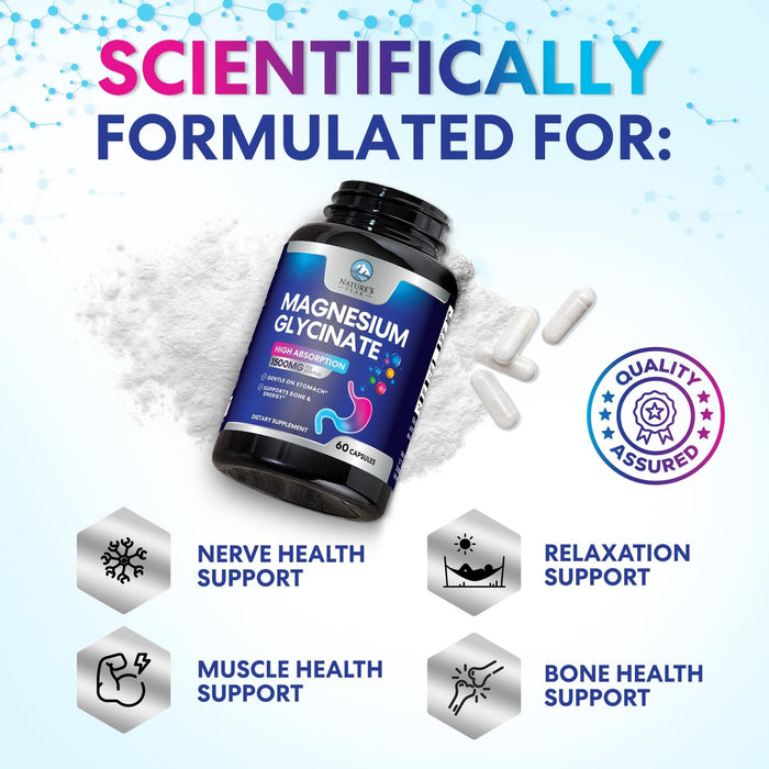 Magnesium Glycinate 250mg – 60 Count