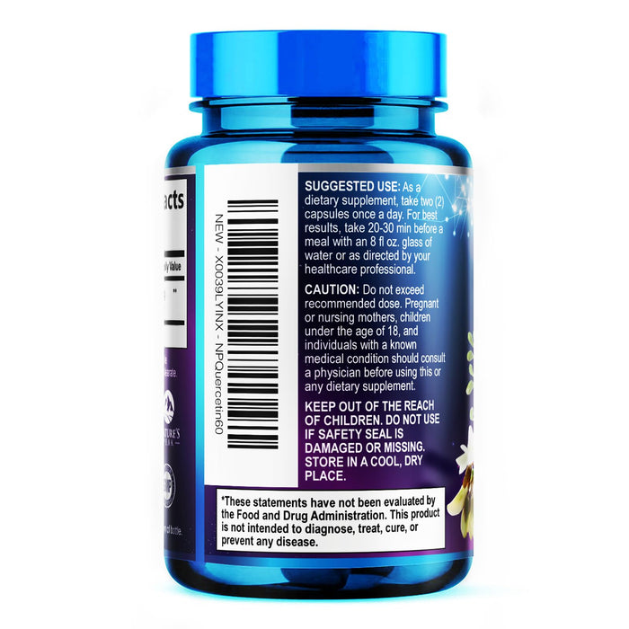 Quercetin with Bromelain 1000mg – 60 Count