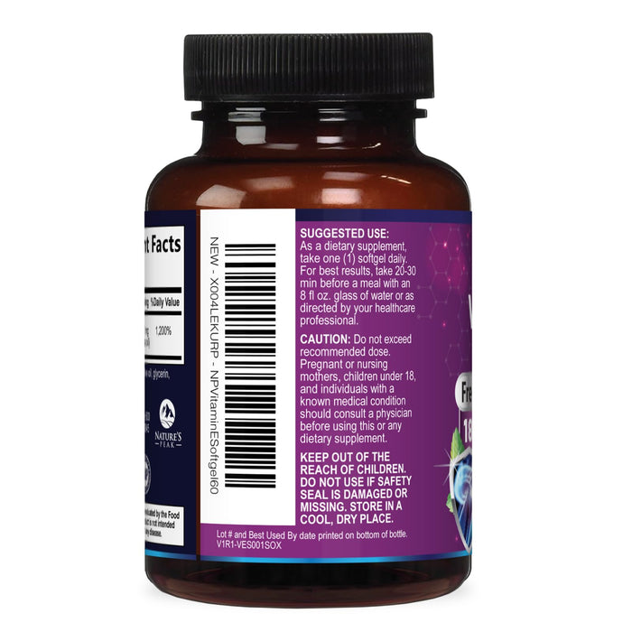 E Vitamin – 180mg – 60 Count