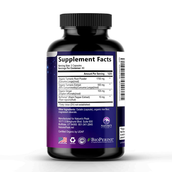 Turmeric Curcumin 2350mg – 240 Capsules