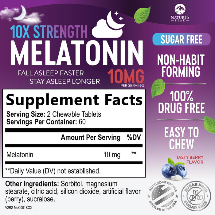 Melatonin 10mg – 120 Count