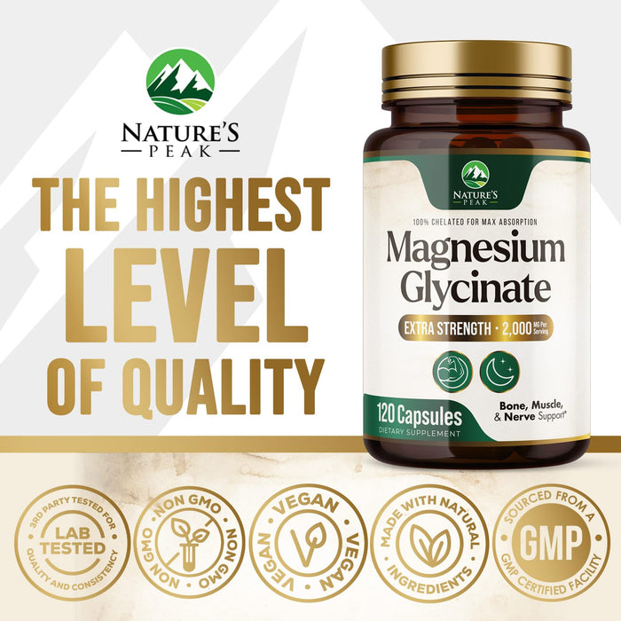 Magnesium Glycinate 500 mg – 120 Count