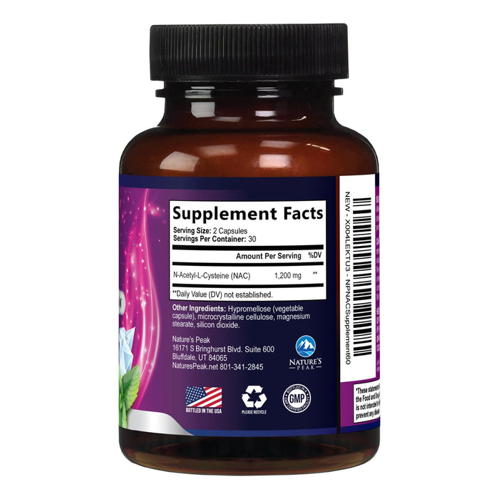 N-Acetyl Cysteine (NAC) 1200 mg - 60 Capsules