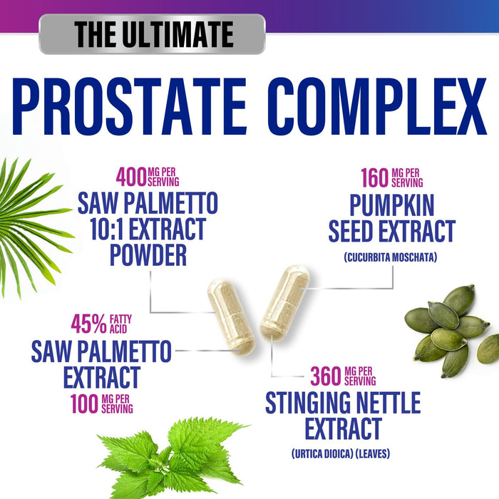 Mens Prostate Support Formula - 120 Capsules