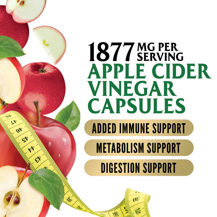 Apple Cider Vinegar Capsules – 60 Count
