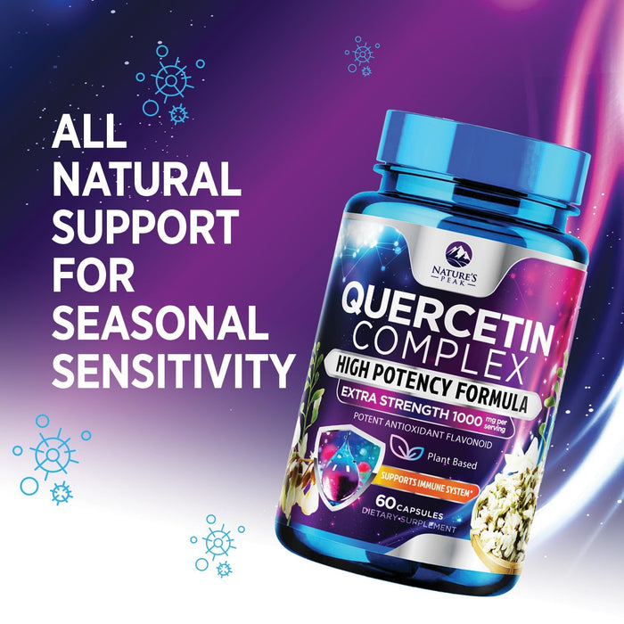 Quercetin with Bromelain 1000mg – 60 Count