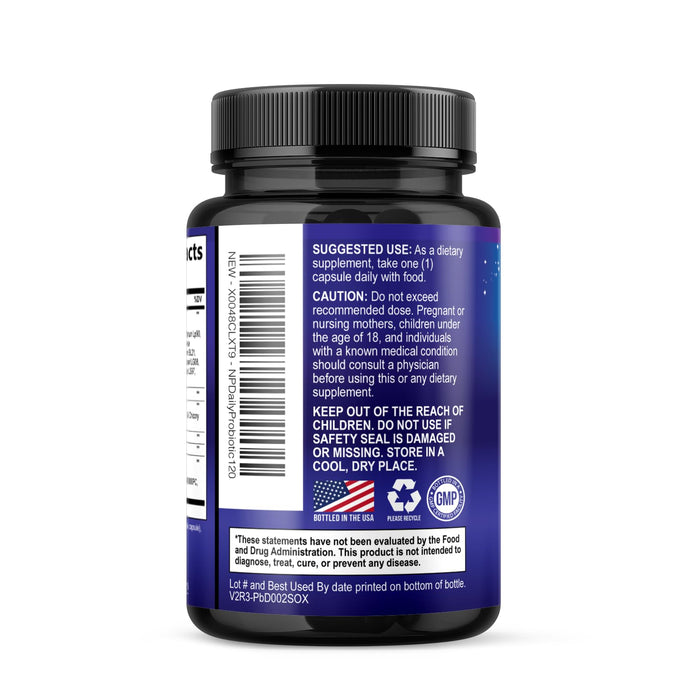 Daily Probiotics and Prebiotics 60 Billion CFU – 120 Count