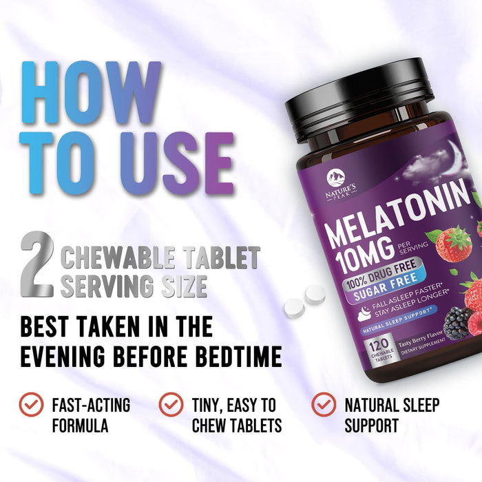 Melatonin 10mg – 120 Count
