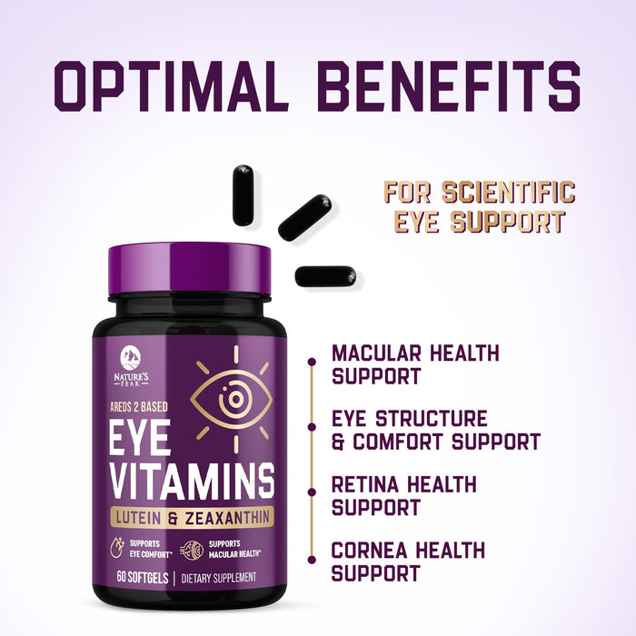 Eye Vitamins with Lutein & Zeaxanthin – 60 Count