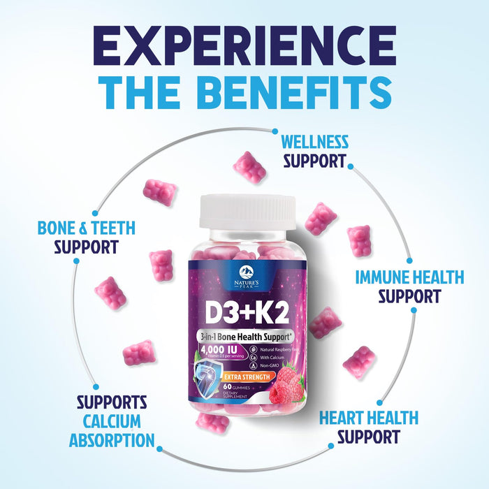 D3 K2 Gummies – 60 Gummies