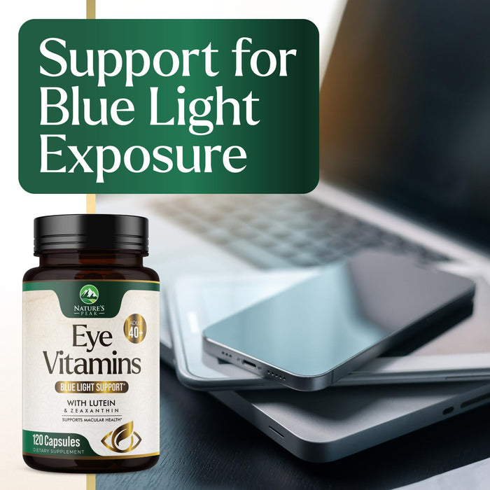 Eye Vitamins with Lutein & Zeaxanthin – 120 Count