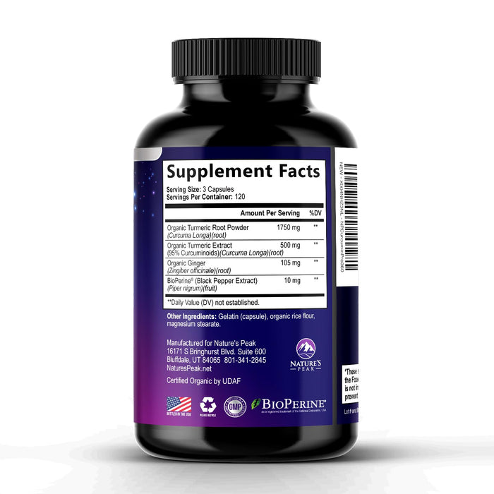 Turmeric Curcumin 2350mg – 360 Capsules