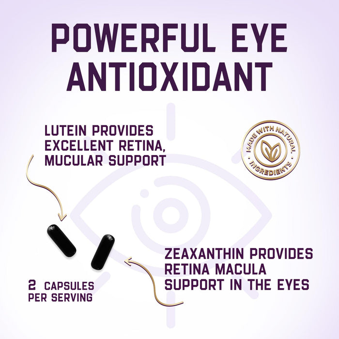 Eye Vitamins with Lutein & Zeaxanthin – 60 Count