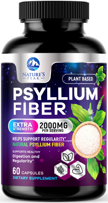 Psyllium Fiber 1500mg – 60 Count