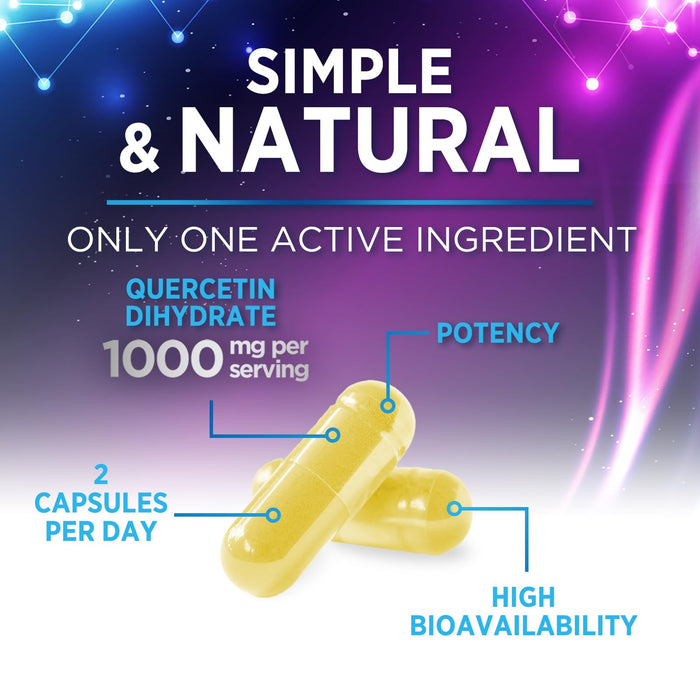 Quercetin with Bromelain 1000mg – 60 Count