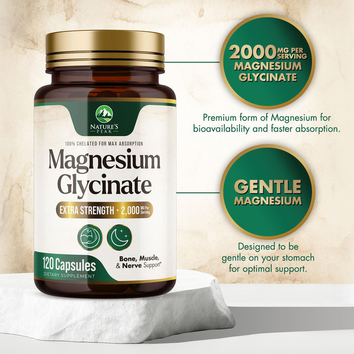 Magnesium Glycinate 500 mg – 120 Count