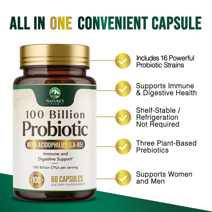 Daily Probiotic – 120 Billion CFU – 60 Count