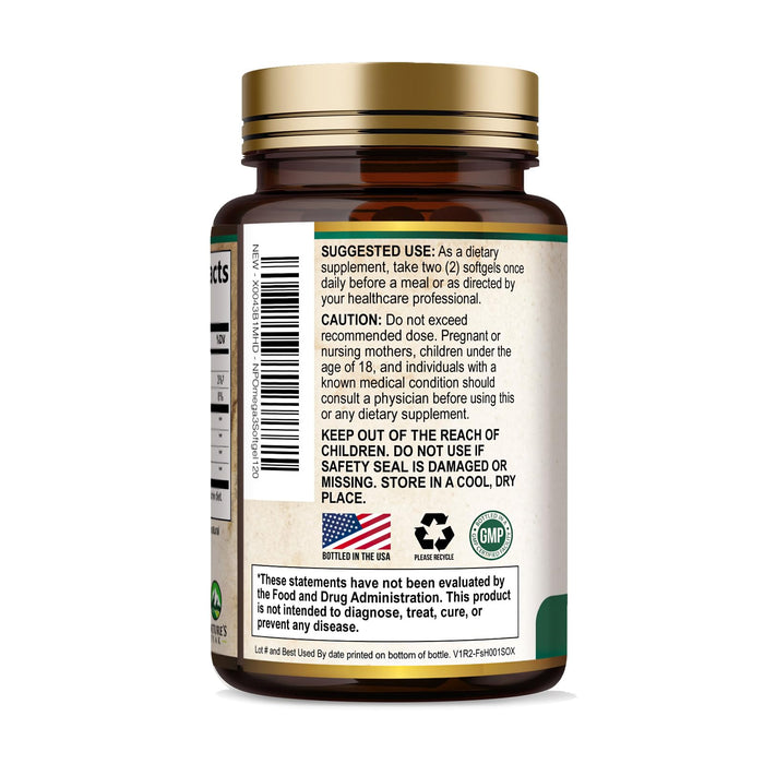 Omega-3 Fish Oil – 2400mg – 120 Count