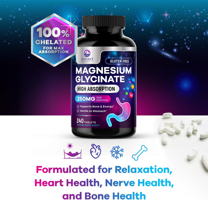 Magnesium Glycinate 250mg – 240 Count