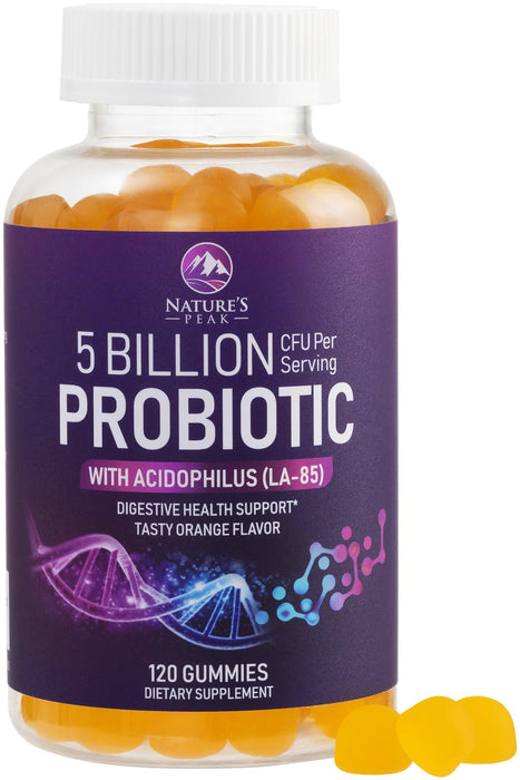 Daily Probiotic Gummies – 5 Billion CFU – 120 Count