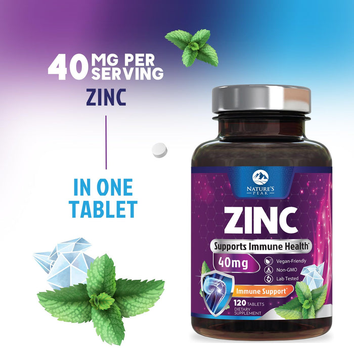 Zinc 40mg – 120 Tablets