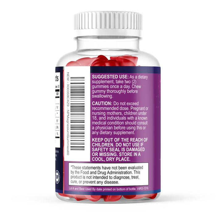 Magnesium Citrate Gummies – 60 Gummies
